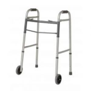 Folding Walker with Front Wheels